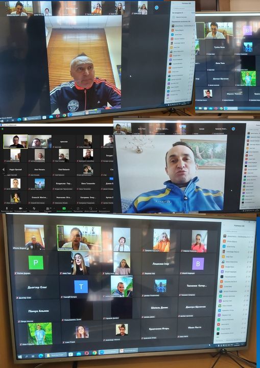 Онлайн-зустріч «Настановна конференція до проходження навчальної практики (тренерськоі)» для студентів 2 курсу